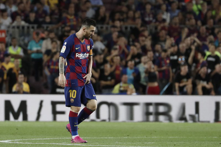Messi sufre elongación en aductor del muslo izquierdo