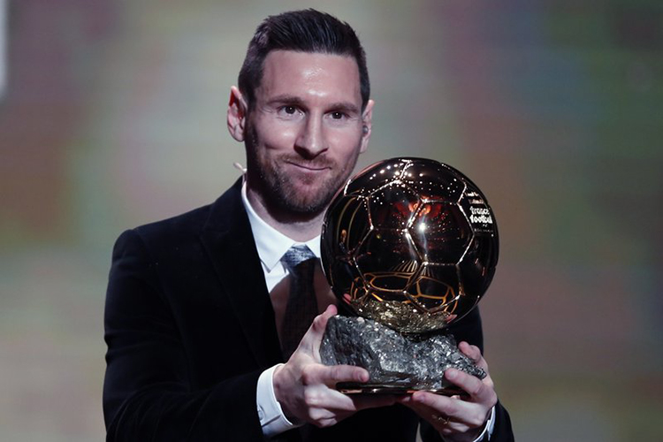 Messi conquista 6to Balón de Oro y quiere más