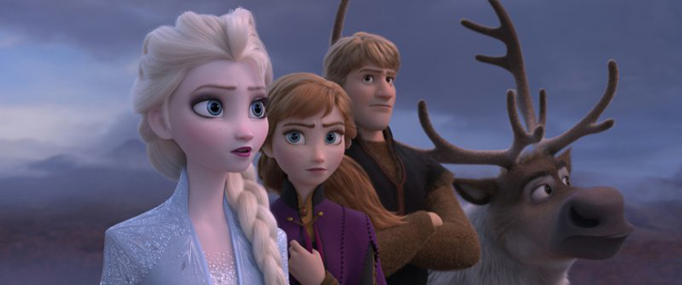 “Frozen 2” sigue al frente de las recaudaciones en los cines