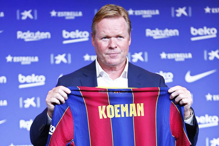 Barcelona contrata a Ronald Koeman como nuevo entrenador