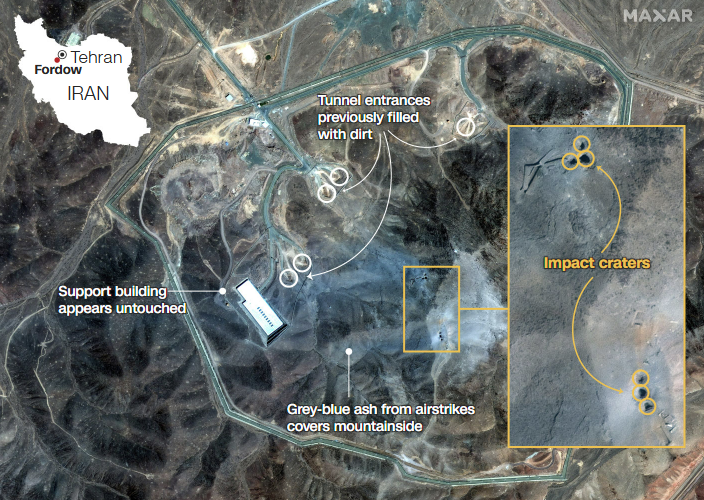 EE. UU.: Ataques no Destruyeron  Sitios Nucleares en Irán.